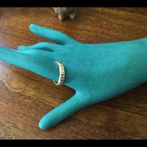 Ring 8 14K GP with CZs